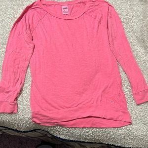 Women’s pink long sleeve top